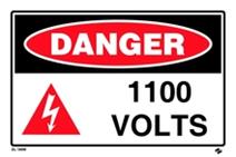 Danger - Specify Voltage Required